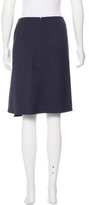 Thumbnail for your product : Escada Virgin Wool A-Line Skirt