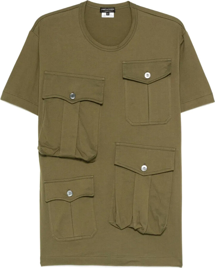 Comme des Garçons Homme Plus pocket-detail round-neck T-shirt