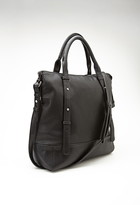 Thumbnail for your product : Forever 21 pebbled faux leather tote