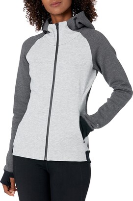 Core 10 Women's Motion Tech Fleece Fitted Full-Zip Hoodie Jacket