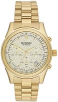 Thumbnail for your product : Sekonda Chronograph Gold Tone Bracelet Mens Watch