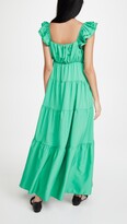 Thumbnail for your product : ENGLISH FACTORY Ruffle Sleeve Maxi Dress