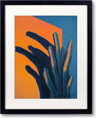 Made & Curated Cactus Shadow by Bob Nall - Picture Frame Painting