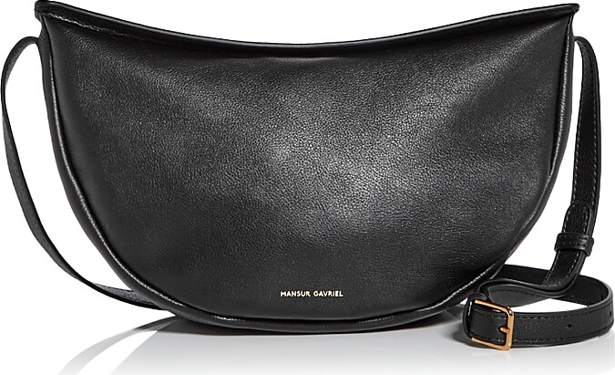 Mansur Gavriel Moon Sling Leather Crossbody Bag