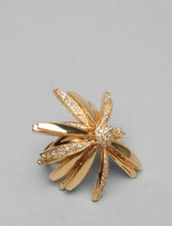 Thumbnail for your product : Noir Gold Flower Ring