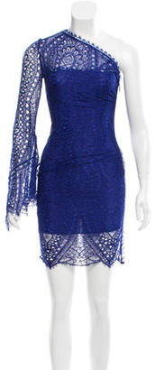 Emilio Pucci Lace One-Shoulder Dress