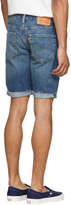 Thumbnail for your product : Levi's Levis Blue Denim Cut-Off 511 Shorts