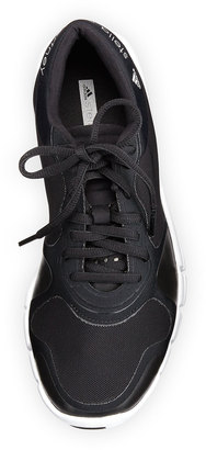 Stella McCartney Adipure Knit Trainer Sneaker, Black/White