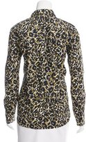 Thumbnail for your product : M Missoni Leopard Print Button-Up Top