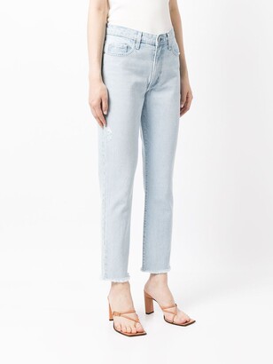 Nobody Denim Bessette high-waisted straight leg jeans