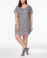 Thumbnail for your product : Macy's Jenni Plus Size Sleepshirt & Sock Set, Created for