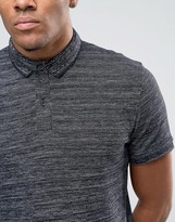 Thumbnail for your product : Jack and Jones Core Polo Shirt With Contrast Collar and Fleck Detail