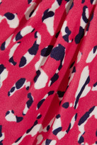 Thumbnail for your product : Saloni Apsara printed satin-jersey dress