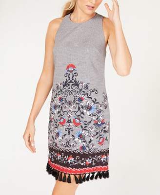 Laundry by Shelli Segal Embroidered A-Line Dress