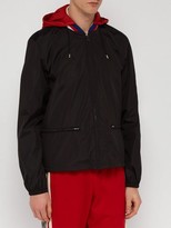 Thumbnail for your product : Gucci Detachable-hood Windbreaker Jacket - Black