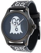 Thumbnail for your product : Gucci Black White GucciGhost G-Timeless watch