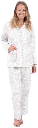 Patricia from Paris Women's Flannel Pajama Sleepwear Set (XL, )