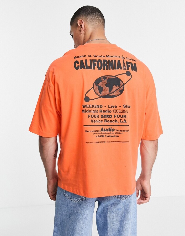 orange shirt with design