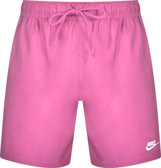 nike woven shorts pink