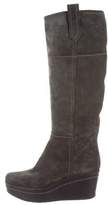 Thumbnail for your product : Gianvito Rossi Knee-High Wedge Boots