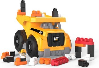 Mega Bloks CAT Large Dump Truck Building Toy - 25pcs