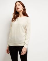 Thumbnail for your product : Jaeger Wool Cashmere Crew Sweater