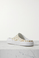 Thumbnail for your product : Loewe + Paula's Ibiza Logo-print Canvas Slip-on Sneakers - Beige