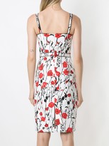 Thumbnail for your product : Reinaldo Lourenço Floral Print Fitted Dress