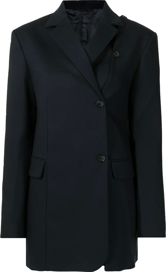 Rokh Off-Centre Buttoned Blazer
