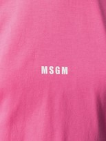 Thumbnail for your product : MSGM micro logo print T-shirt