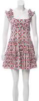 Thumbnail for your product : Caroline Constas Off-The-Shoulder Floral Print Dress