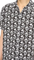 Thumbnail for your product : Marc by Marc Jacobs NEW Marc Jacobs Mens Black Tree Print Cotton Short Sleeve Shirt XS S M L XL $198