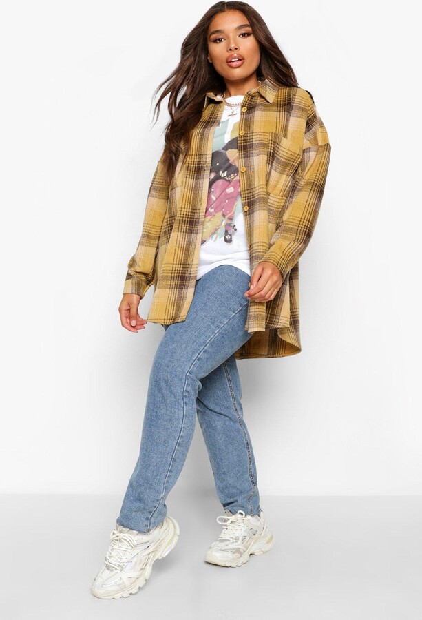 oversized boyfriend flannel