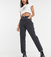 Thumbnail for your product : Reclaimed Vintage Inspired 92' relaxed mom jeans in grey with light distressing