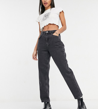Reclaimed Vintage Inspired 92' relaxed mom jeans in grey with light distressing