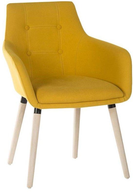 Teknik Office Eve 4 Legged Office Chair Yellow ShopStyle