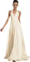 Thumbnail for your product : ThaliaDress Womens Chiffon Long Halter Bridesmaid Dress Prom Gown T27LF US