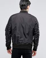 Thumbnail for your product : Alpha Industries Ma1-Tt Bomber Jacket Slim Fit In Black