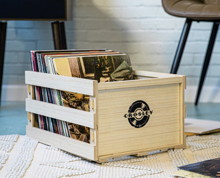 Crosley Furniture Record Storage Crate ShopStyle Entryway