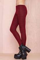 Thumbnail for your product : Nasty Gal Factory Casual Checks Leggings - Plaid