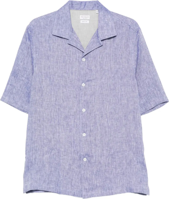 Brunello Cucinelli Camp-Collar Shirt
