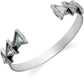 American Rag Silver-Tone Crystal Arrow Cuff Bracelet