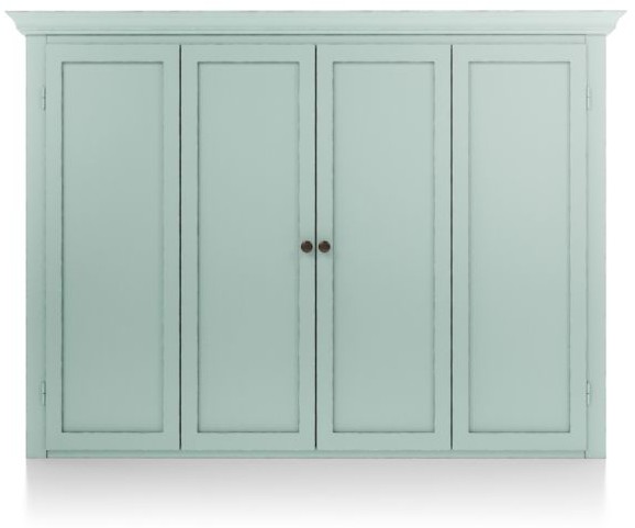 Cameo Blue Grey Modular Media Hutch
