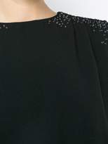 Thumbnail for your product : Saint Laurent studded shoulder shift dress