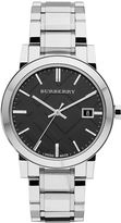 Thumbnail for your product : Burberry Large Check Stainless Steel Mens Watch BU9001