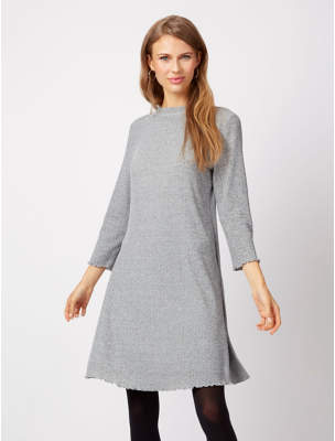 George Ribbed Texture Dress