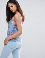 Thumbnail for your product : New Look Floral Plisse Cami