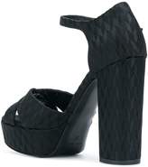 Thumbnail for your product : Strategia platform crossover strap sandals