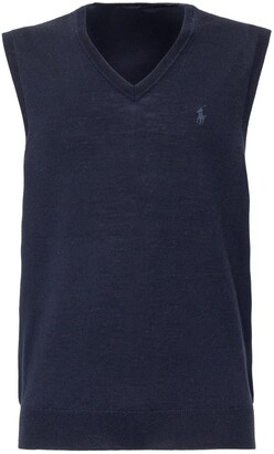 Polo Ralph Lauren Logo Embroidered Knitted Vest