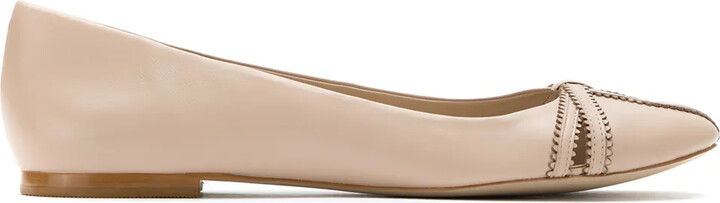 Sarah Chofakian Leather Ballerinas
